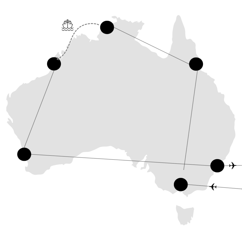 map-australia-luxury-expedition 2024